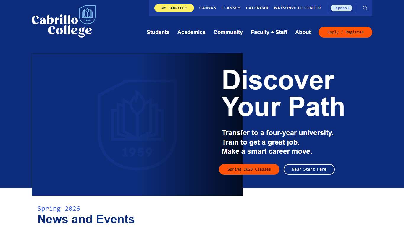 Cabrillo Community College - Breakthroughs Happen Here